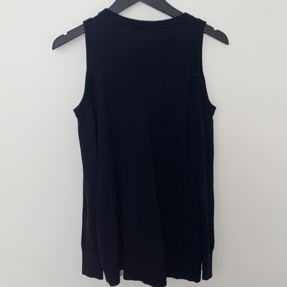 Michael Kors Cold Shoulder Side Zip Sweater - Picture 3 of 6